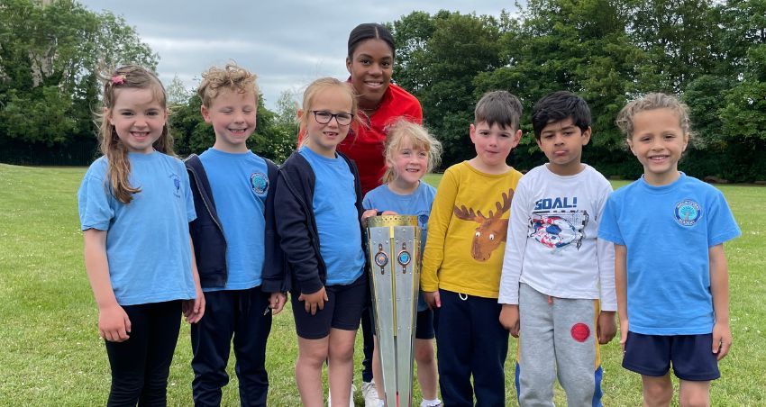 Pupils smash 5,000-mile target for East Midlands Academy Trust torch relay